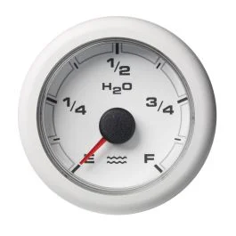 Veratron 52mm (2-1/16") Oceanlink Fresh Water Empty Gauge - White Dial & Bezel