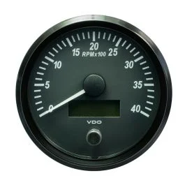 Vdo Singleviu 100mm (4") Tachometer - 4000 Rpm