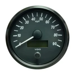Vdo Singleviu 100mm (4") Speedometer - 90 Mph