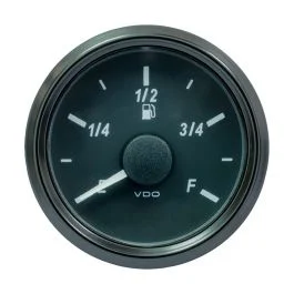 Vdo Singleviu 52mm (2-1/16") Fuel Level Gauge - E/F Scale 240-33 Ohm