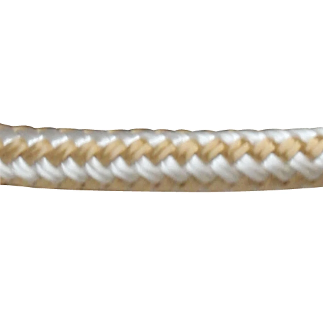 Sea-Dog 302110150G/W-1 Double Braided Nylon Anchor Line with Thimble - 3/8" x 150', Gold/White - 302110150G/W-1