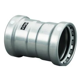 Viega Megapress 4" Carbon Steel Coupling W/Stop W/Fmk Double Press Connection - Smart Connect Technology