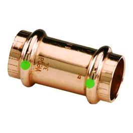 Viega Propress 1-1/4" Copper Coupling W/Stop - Double Press Connection - Smart Connect Technology