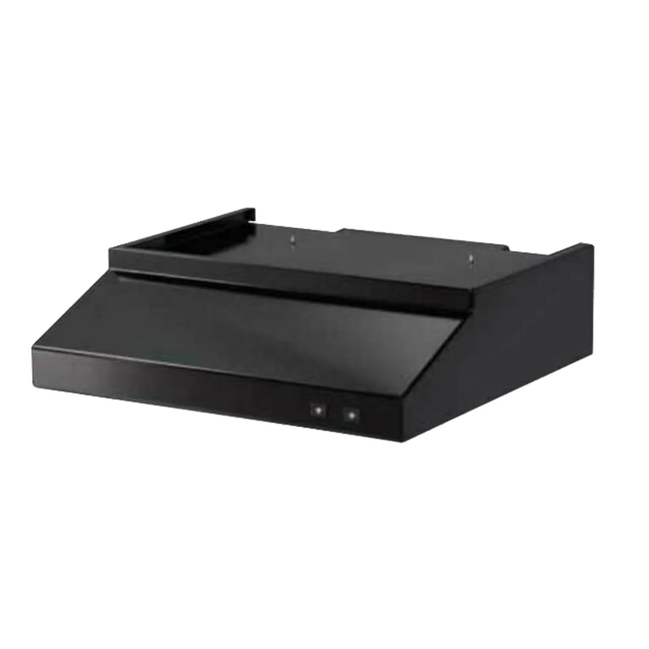 Ventline S0721-22BC-F S0721 Series Smooth 12V DC Range Hood - 12" x 22", Black - S0721-22BC-F