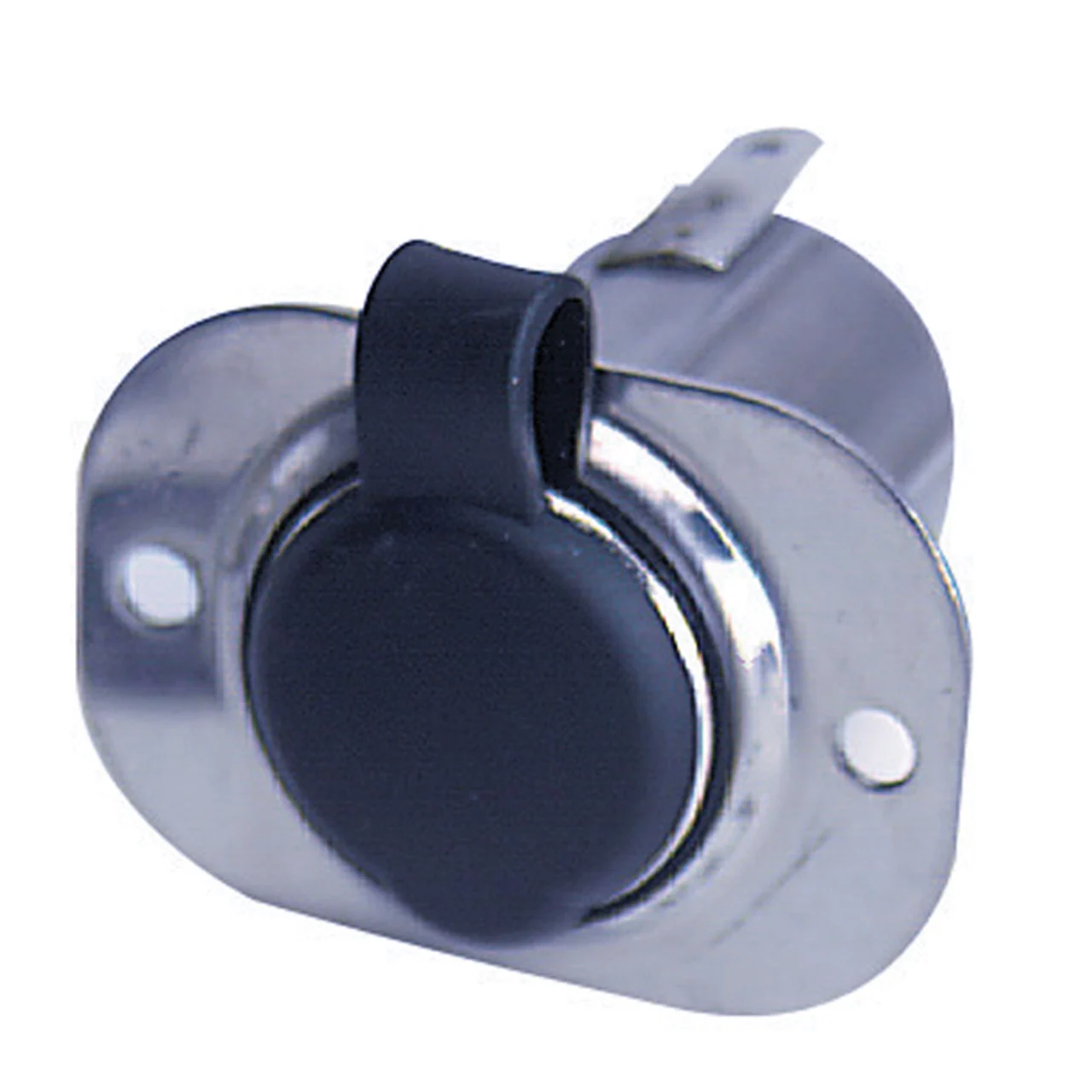 Whitecap S-8074C Stainless Steel Power Receptacle with Cap - 12V - S-8074C