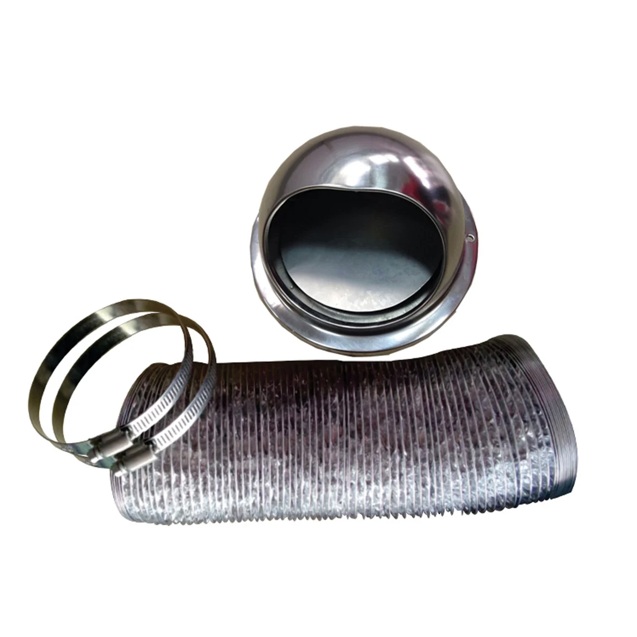 Pinnacle 18-1064 Outside Vent Kit with Damper for Dryer - Stainless Steel - 18-1064