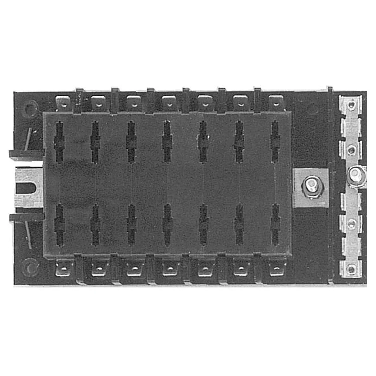 Sierra FS40420 ATO/ATC Fuse Block with Busbar - 6-Gang - FS40420