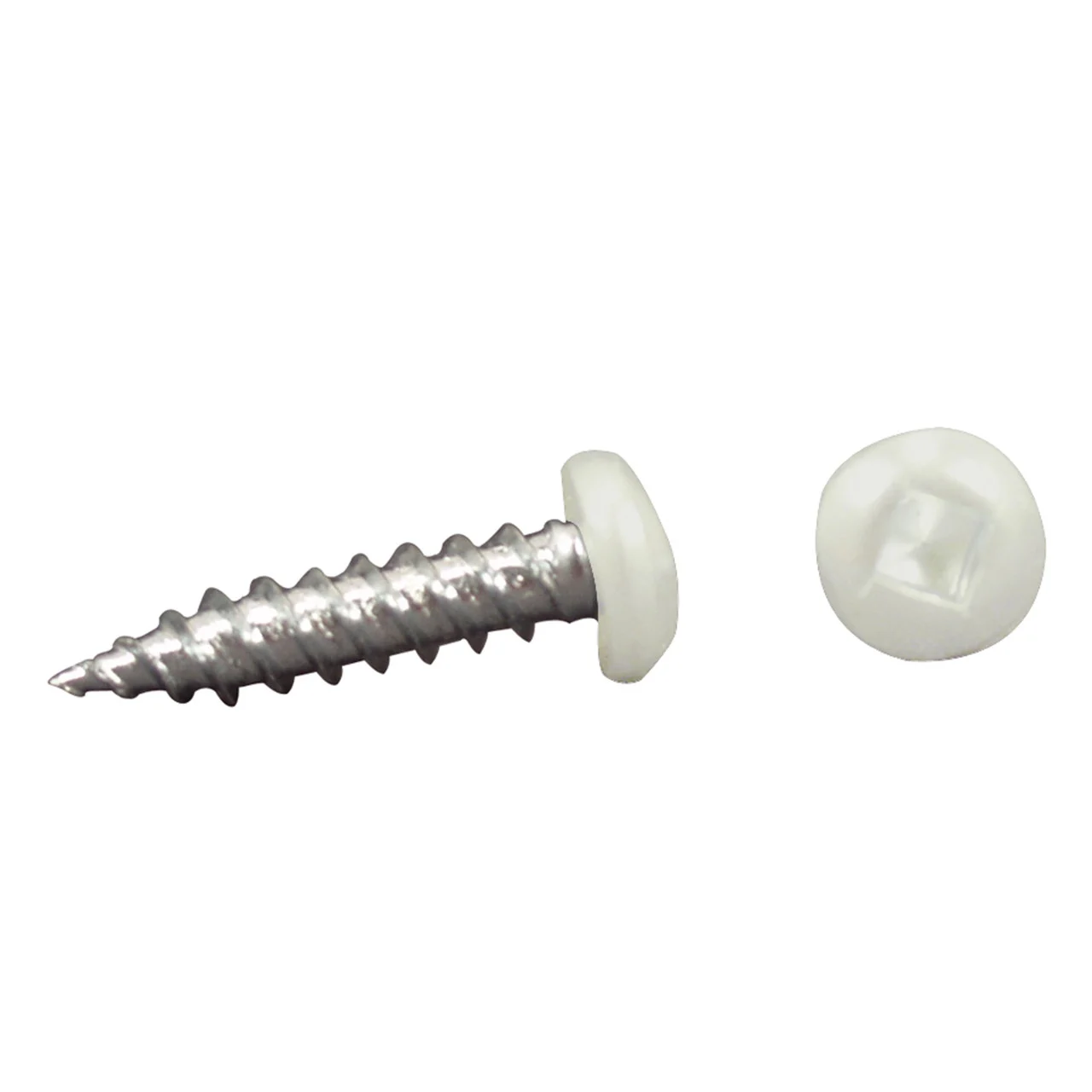 AP Products 012-PSQ500 W 8 X 1-1/2 Pan Head Square Recess Screw - #8 x 1.5", White, Pack of 500 - 012-PSQ500 W 8 X 1-1/2