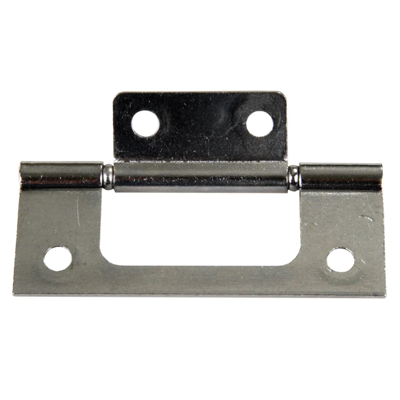 JR Products 70645 Non-Mortise Hinge - Chrome - 70645