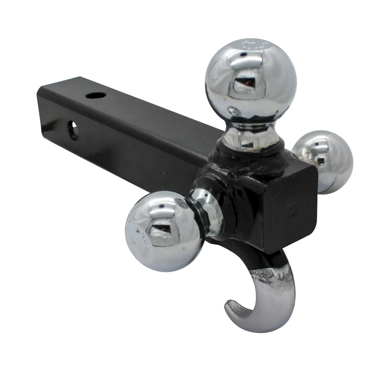 Extreme Max 5001.1367 Tri-Ball Trailer Hitch with Tow Hook - 5001.1367