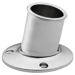 Whitecap Top-Mounted Flag Pole Socket Cp/Brass - 3/4" Id