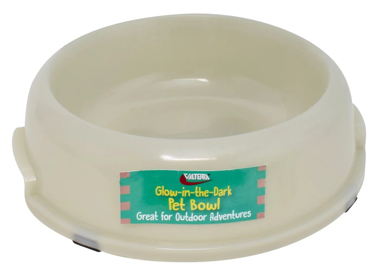 Valterra A10-2004 Glow-in-the-Dark Pet Bowl - Single Bowl - A10-2004