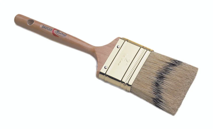 Redtree 10021 Badger Fine Finish Natural Bristle Paint Brush - 1-1/2" - 10021