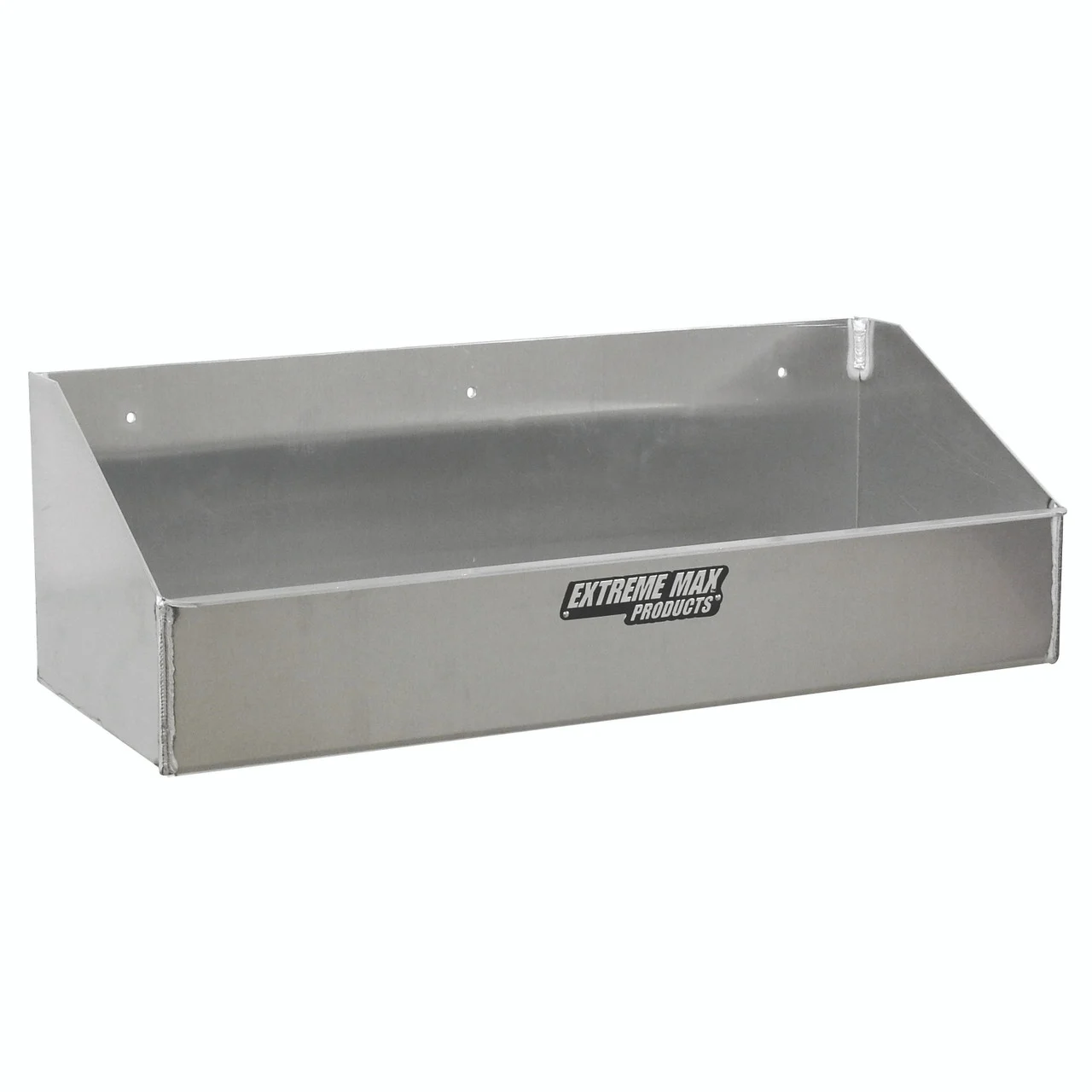 Extreme Max 5001.6041 Aluminum 3-4 Gallon Liquid Storage Shelf Organizer for Enclosed Race Trailer Shop Garage Storage - 5001.6041