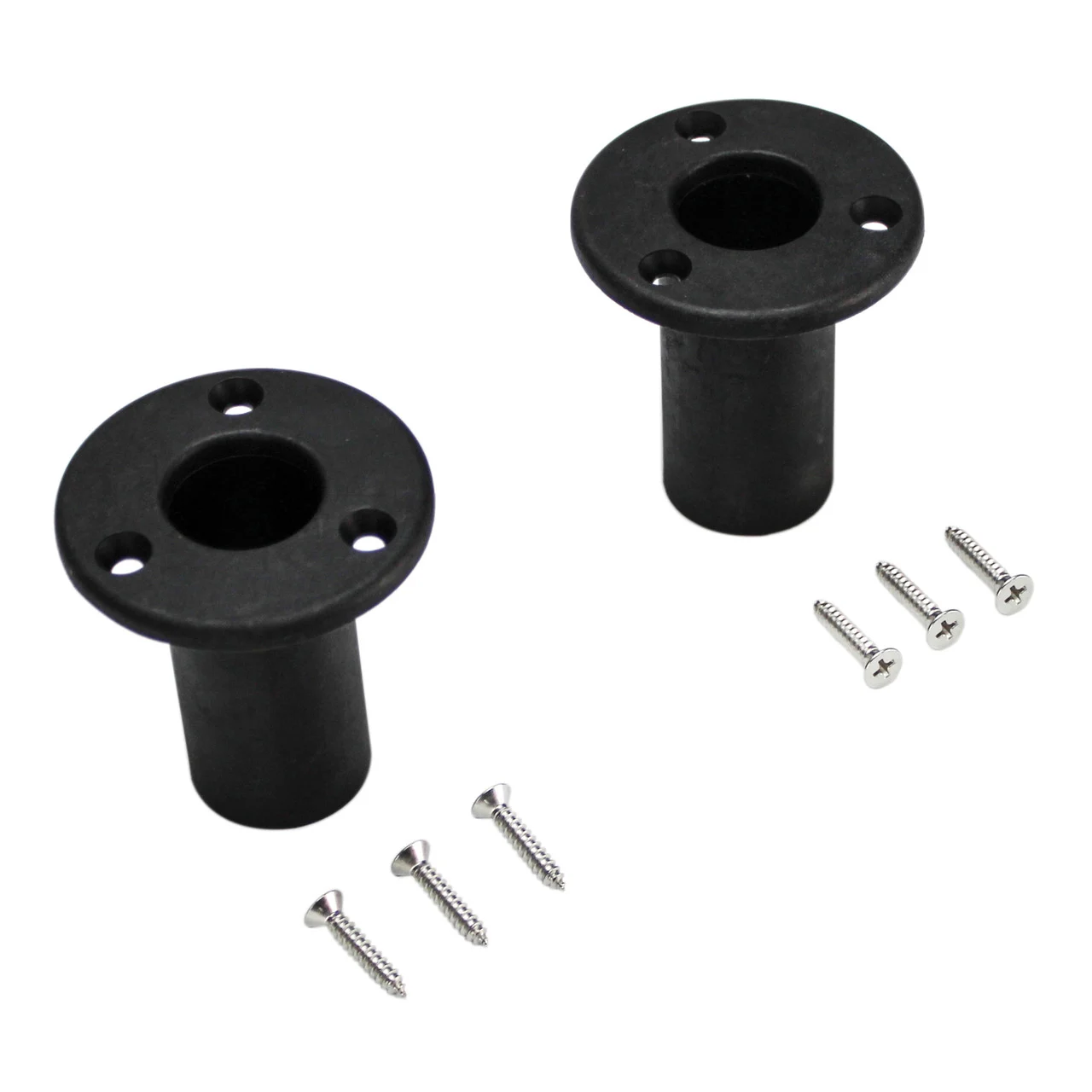 Extreme Max 3005.4092 Mounting Cups for Folding 4-Step Pontoon Ladder (3005.4086) - Pair - 3005.4092