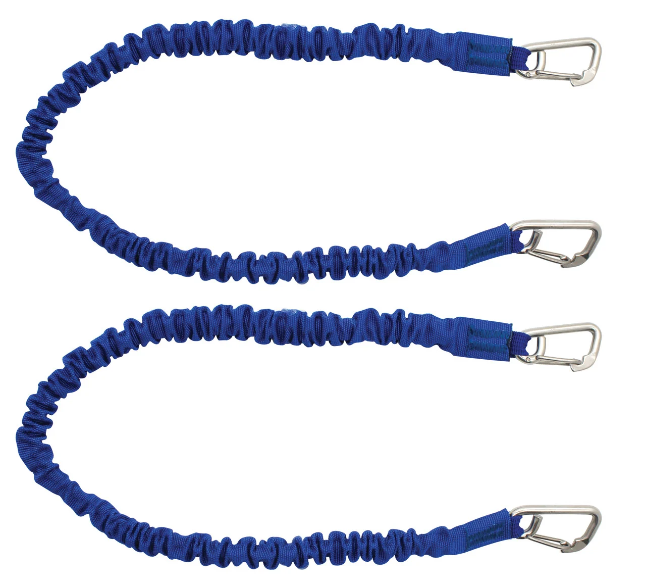 Extreme Max 3006.2786 BoatTector High-Strength Line Snubber & Storage Bungee, Value 2-Pack - 24" with Compact Hooks, Blue - 3006.2786