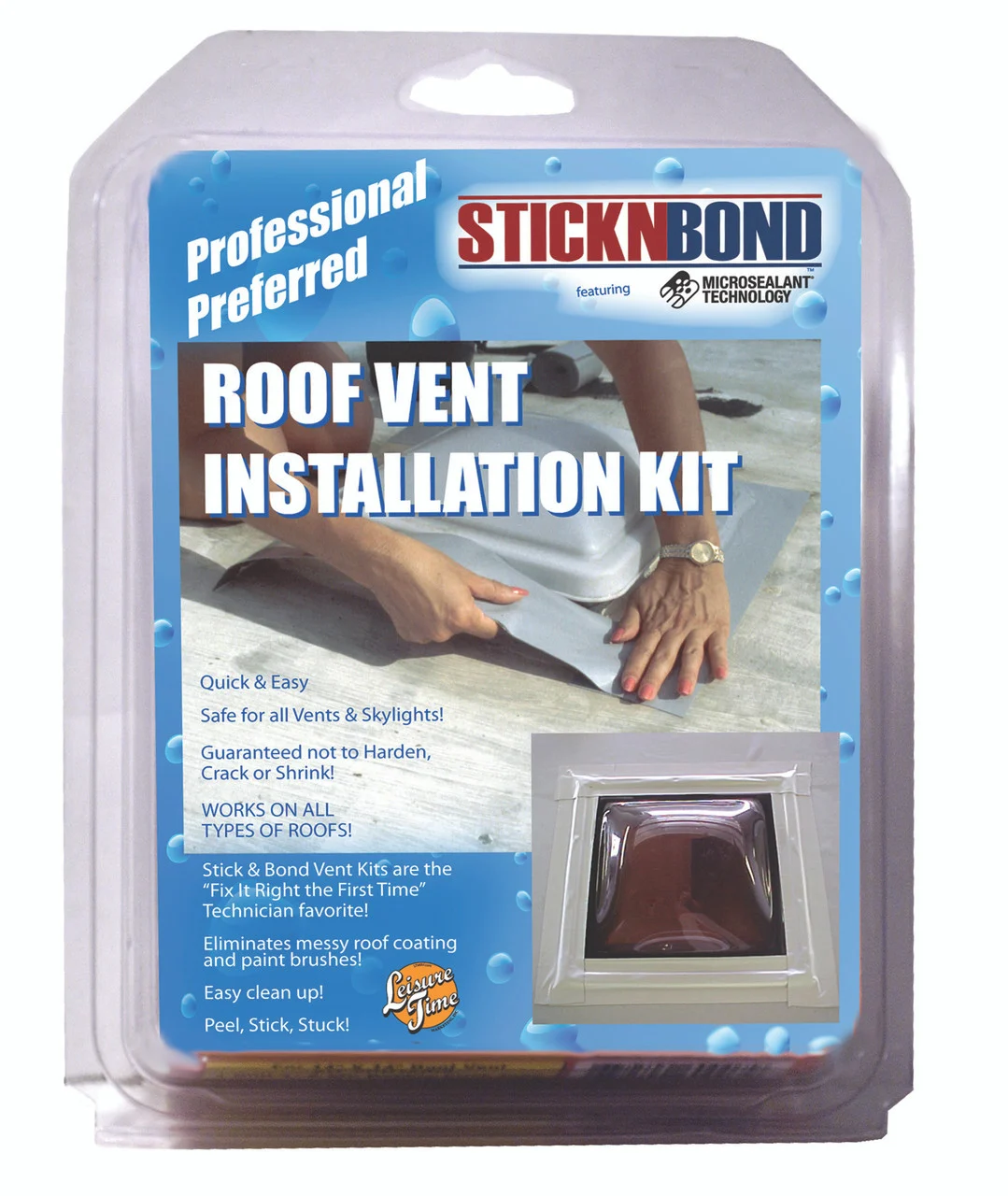 Leisure Time 60023 STICKNBOND RV Leak Repair Tape - 4" x 25', White - 60023