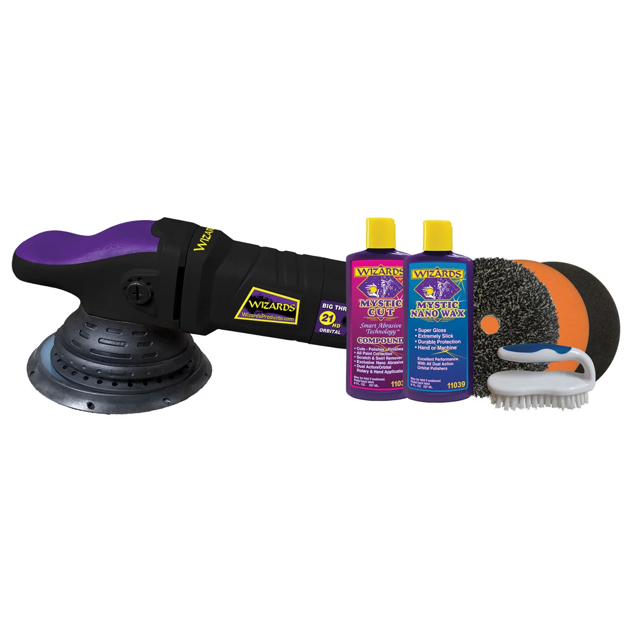 Wizards DA21HDKIT Wizards 21Mm Hd Polisher & Ssr Kit Combo - DA21HDKIT