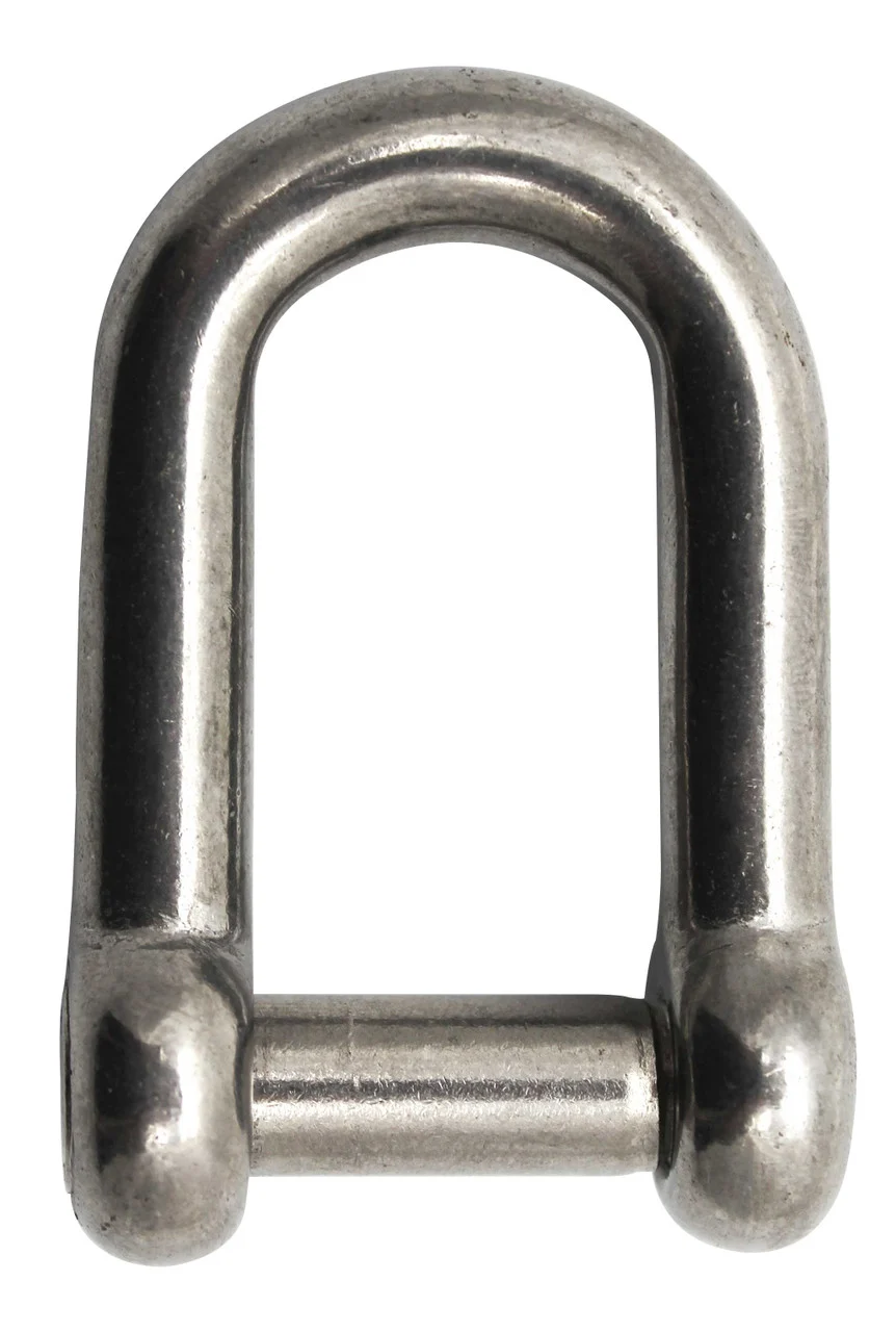 Extreme Max 3006.8402 BoatTector Stainless Steel D Shackle with No-Snag Pin - 1/2" - 3006.8402