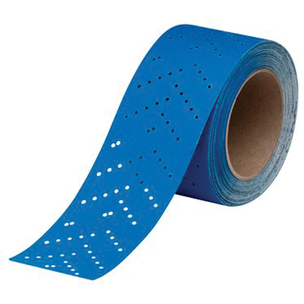3M 7100091037 Hookit Blue Sandpaper Sheetroll - 80 Grade Multi-Hole, 2.75"x13yd - 7100091037