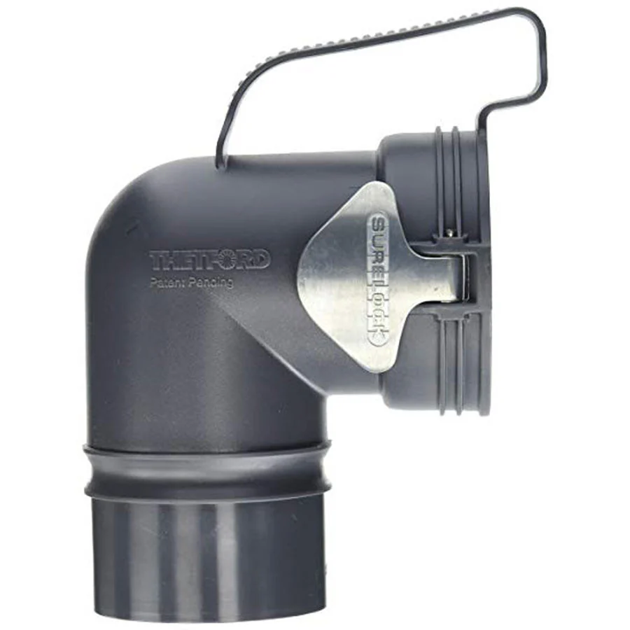 Thetford 17731 90° Nozzle Fitting with Handle - 17731