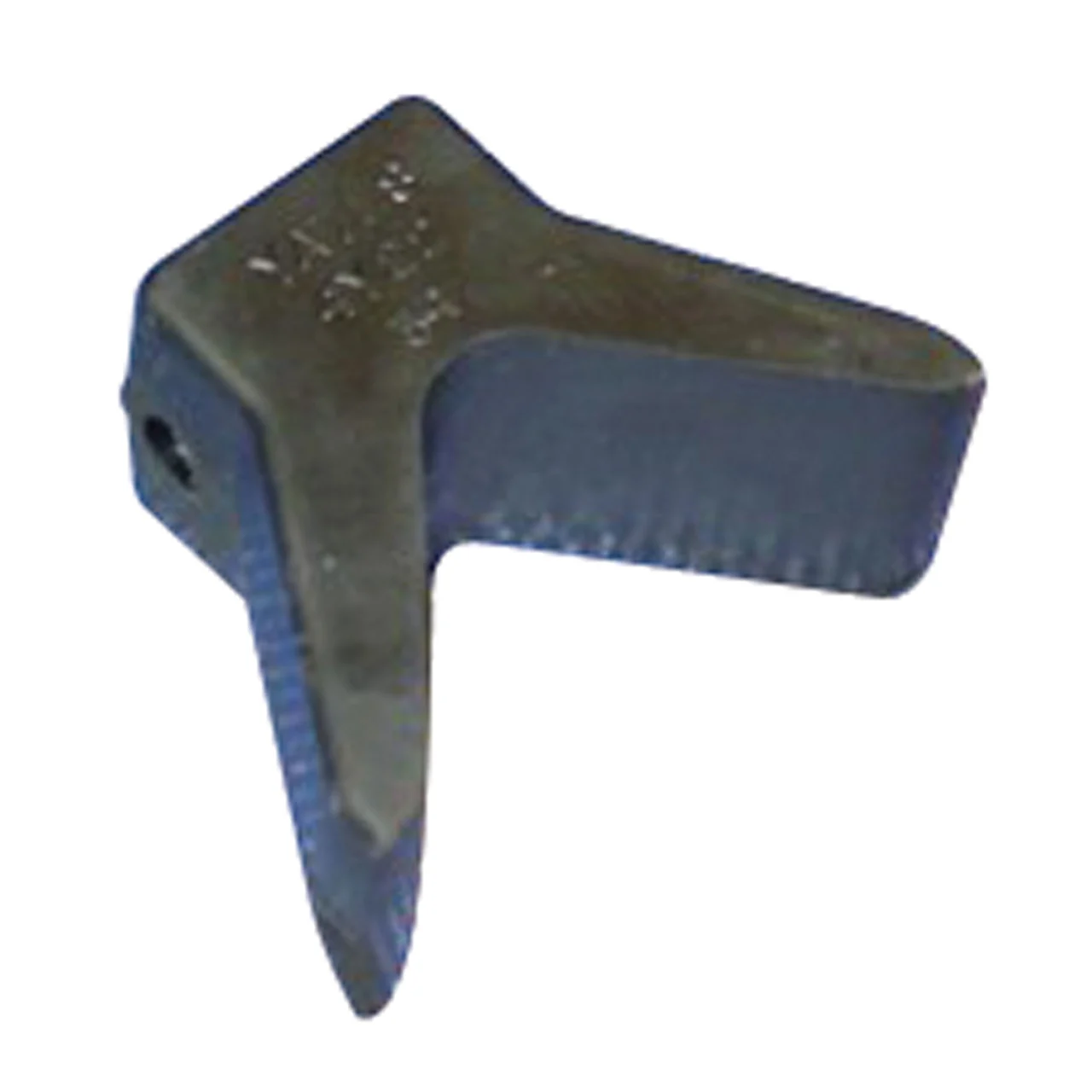 C.H. Yates 4Y22-3 Black Rubber Molded 'Y' Bow Stop - 2 in. x 2 in. x 0.375 in. - 4Y22-3