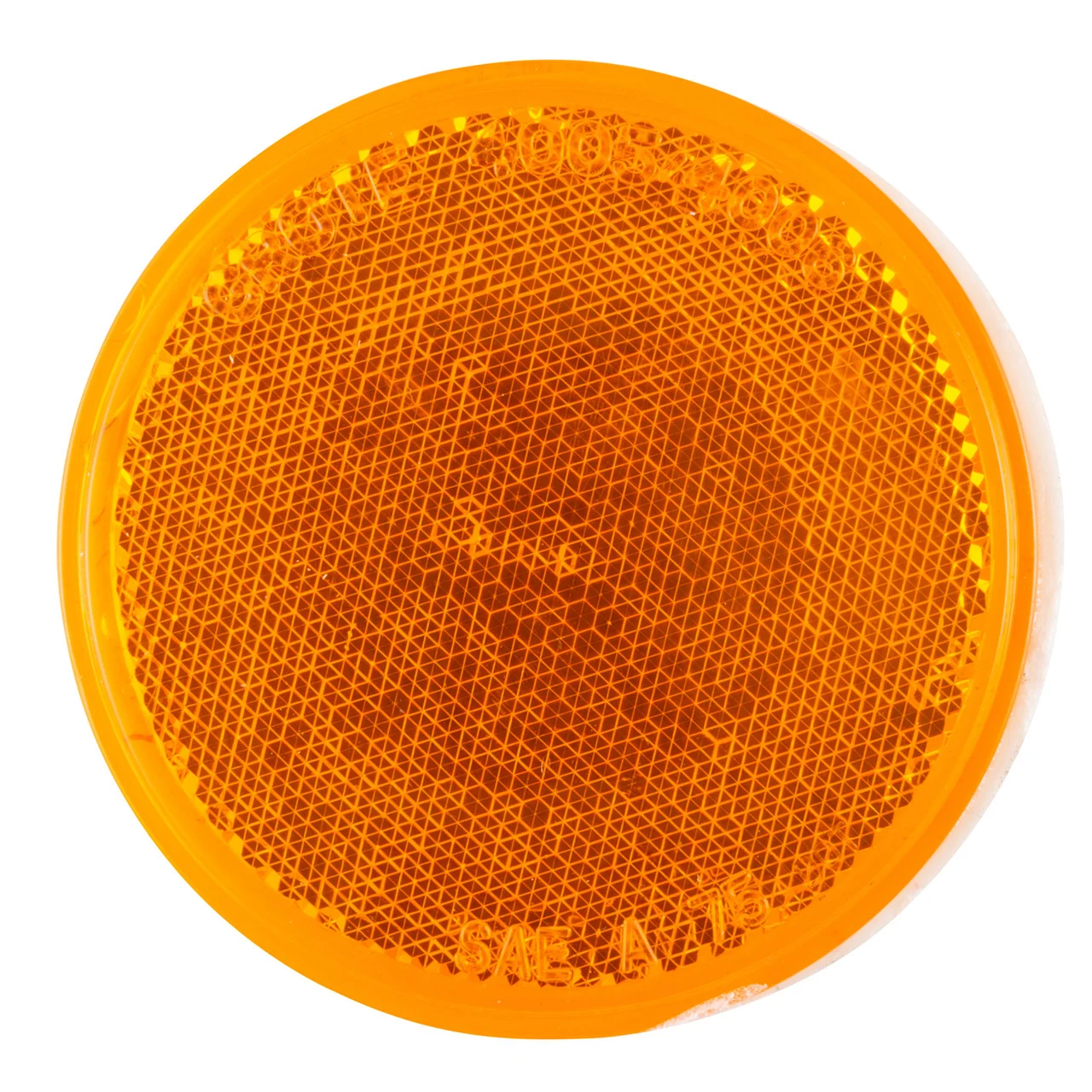 Grote 40053 Round Stick-on Reflector - 3", Amber - 40053