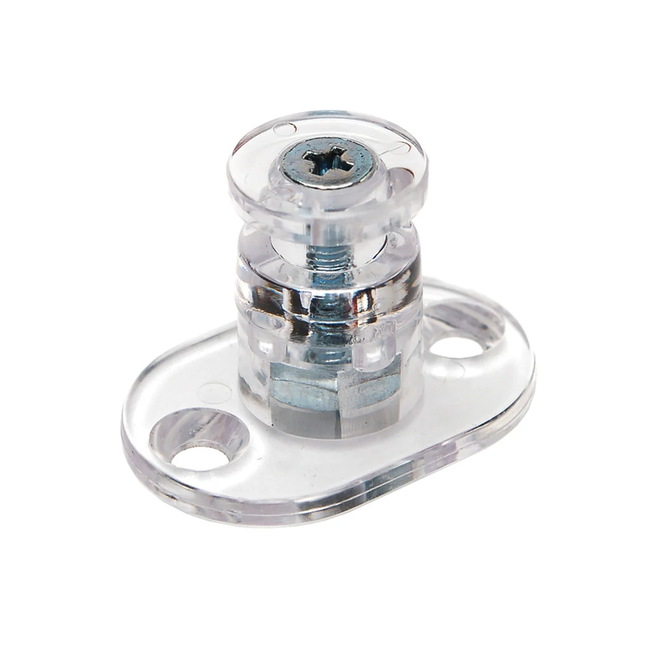 RV Designer A312 Pleated Shade Hold Down with Screws - Clear, Set of 2 - A312