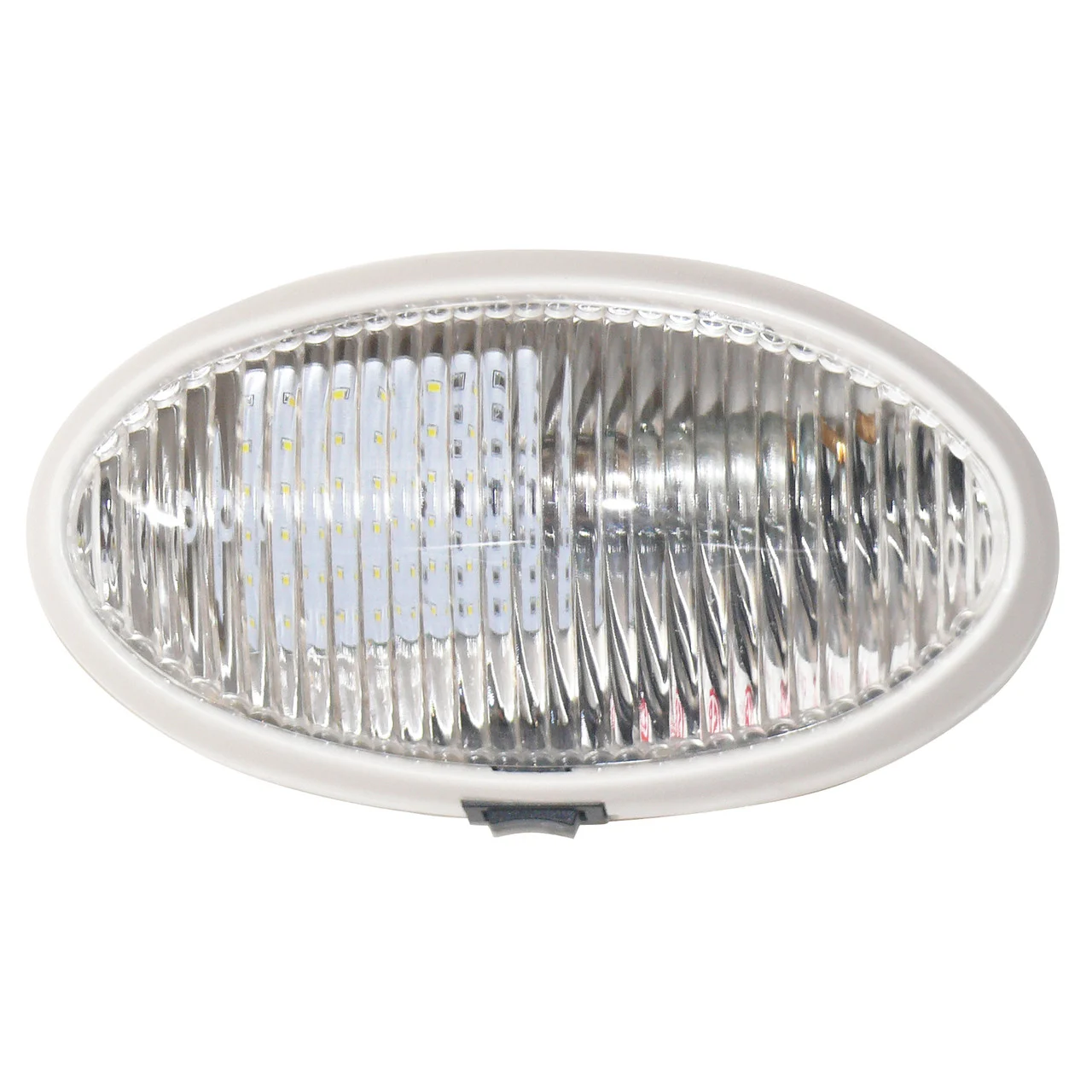 Diamond Group by Valterra DG52730VP Utility/Porch Light with On/Off Switch - 6", White, Oval - DG52730VP
