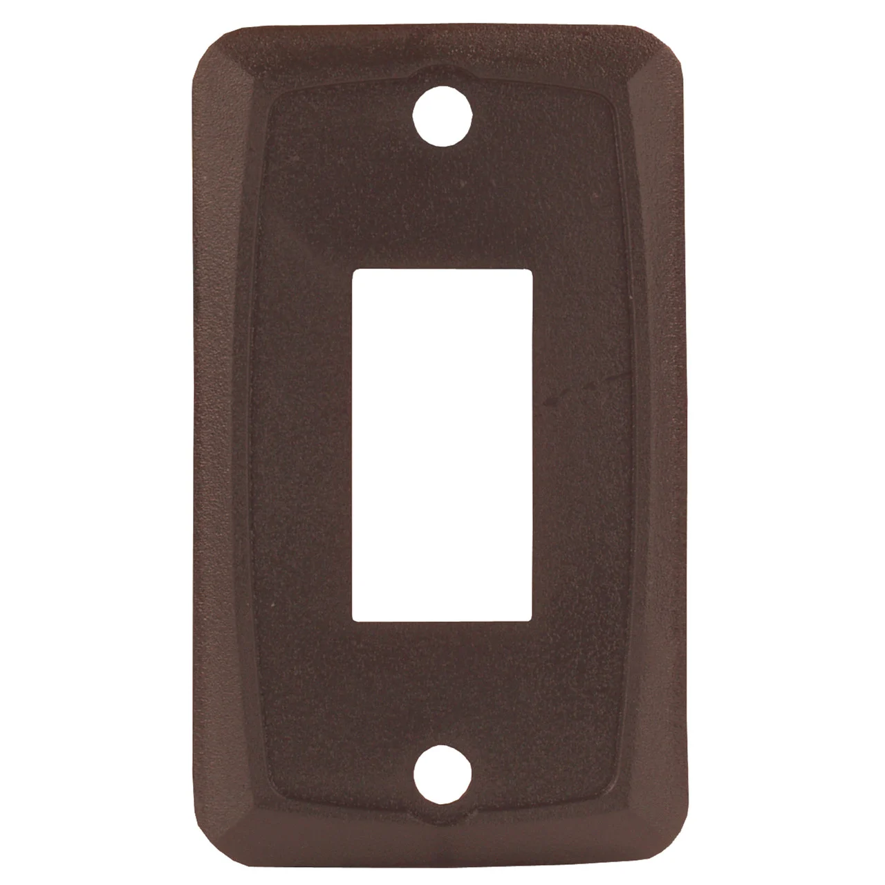 JR Products 12865 Single Switch Face Plate - Brown - 12865