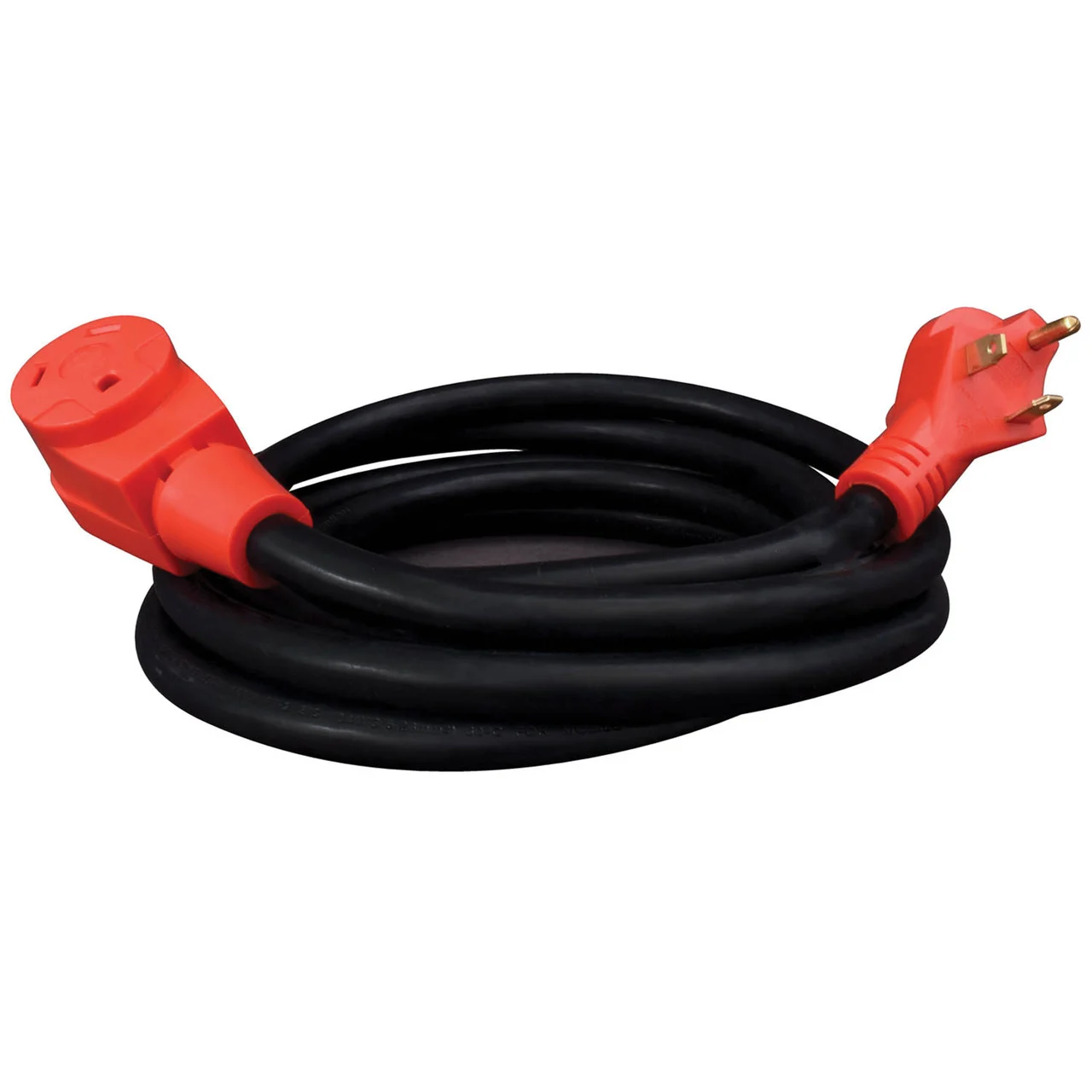 Valterra A10-3015EH Mighty Cord 30 Amp Extension Cord w/Handle - 15', Red - A10-3015EH