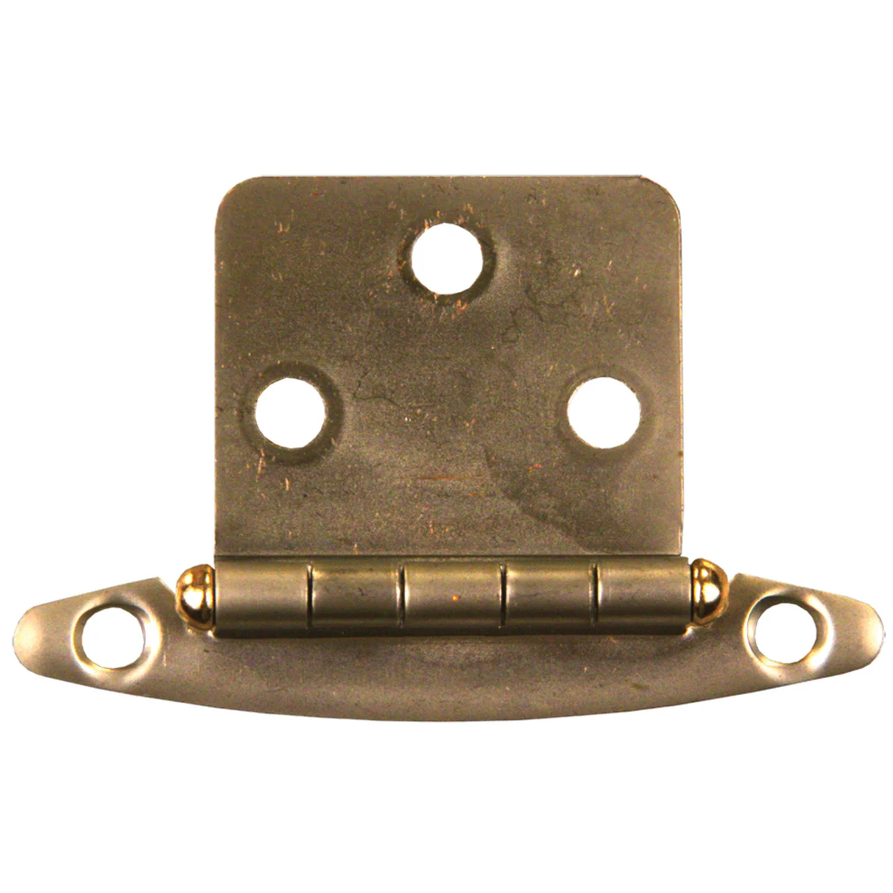JR Products 70605 Free Swing Flush Mount Hinge - Antique Brass - 70605