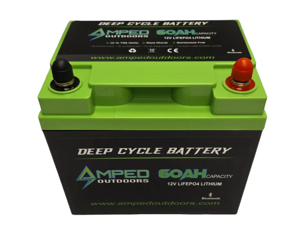 Amped Outdoors Ao4s60 Lithium Battery - 12v / 60ah - AO4S60