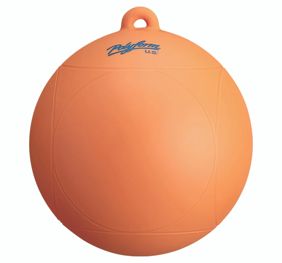 Polyform WS-1 ORANGE 15 PACK WS Series Water Ski Buoy - 8" x 8.5", Orange, 15-Pack - WS-1 ORANGE 15 PACK