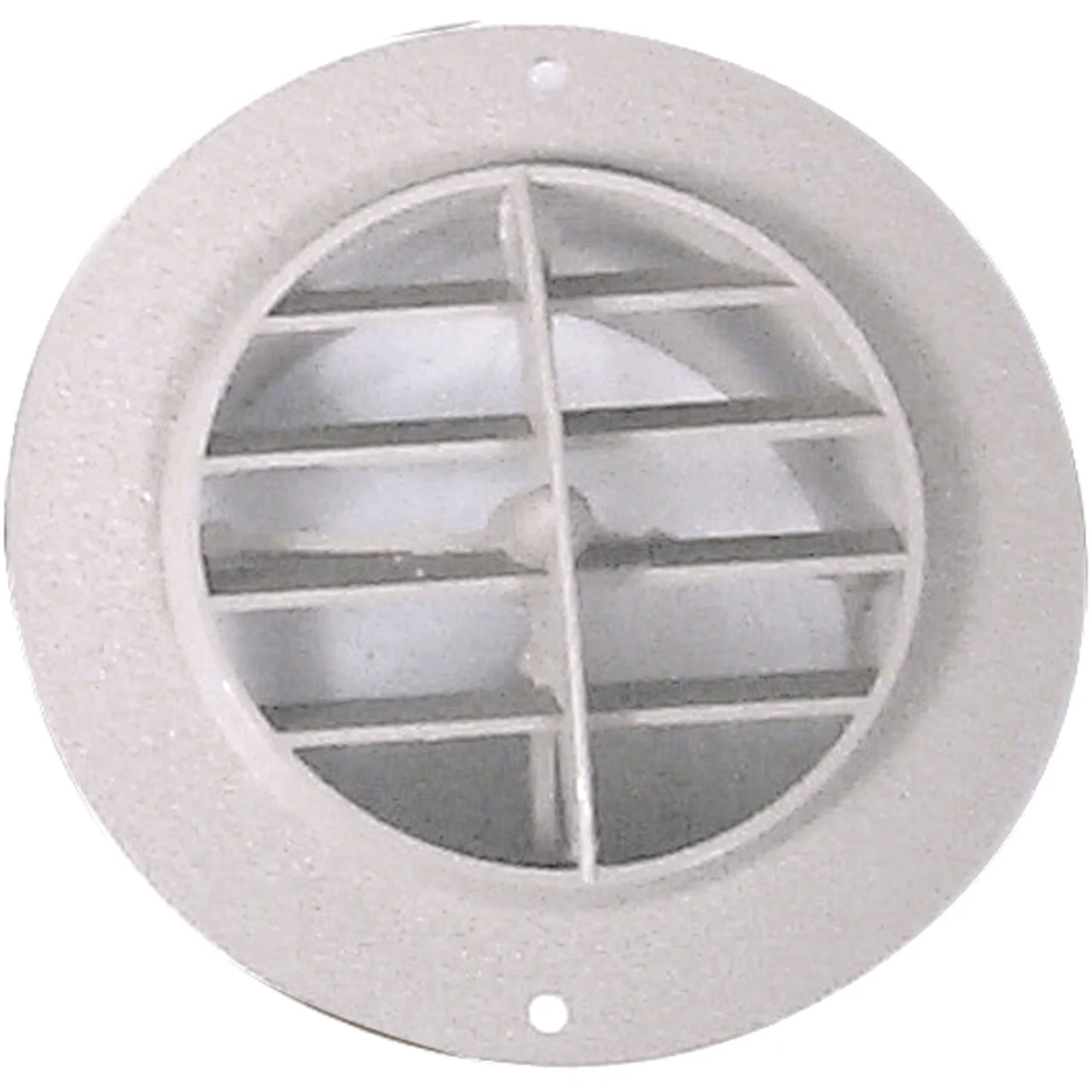D&W 3840WH Rotaire Heat Outlet Vent - 4", White - 3840WH
