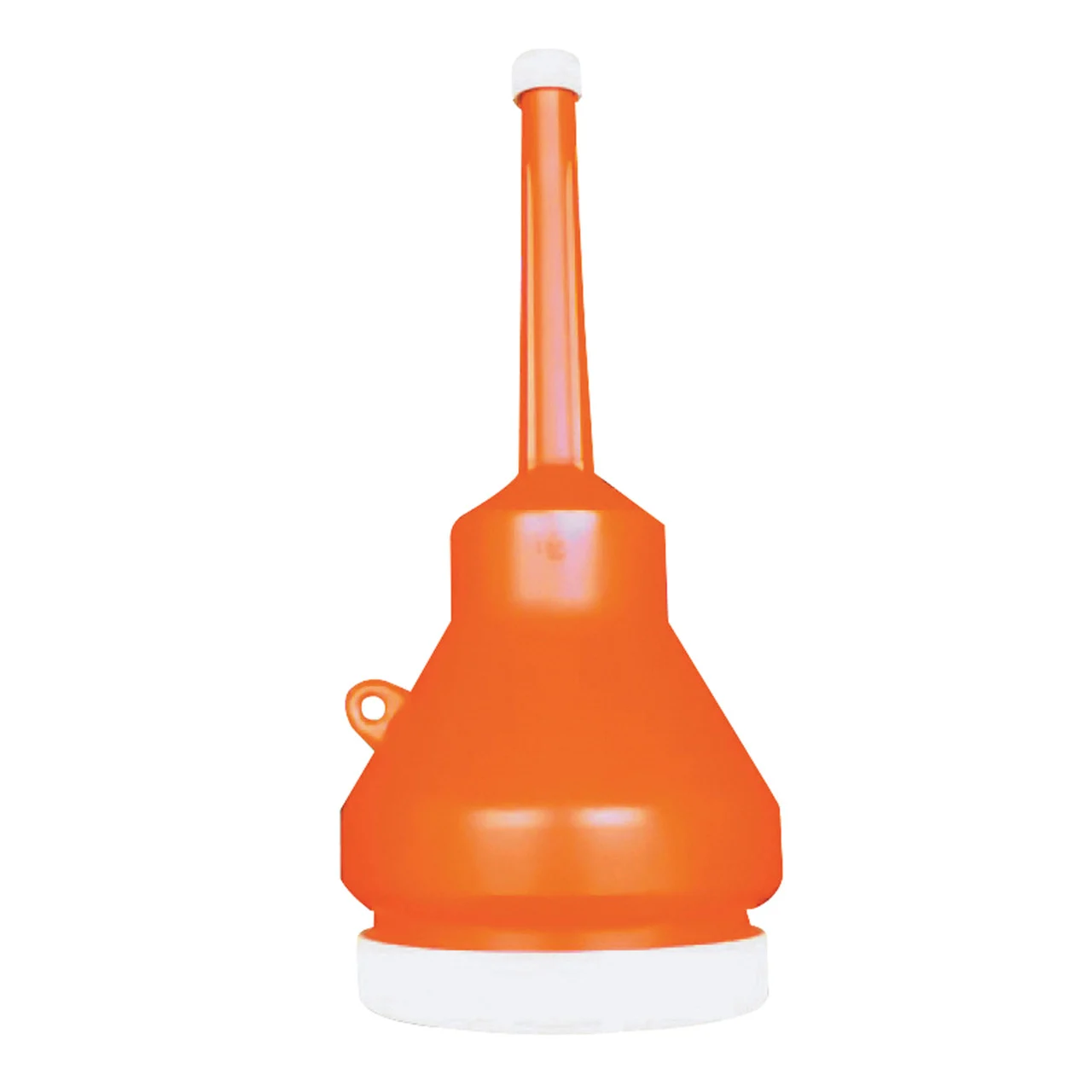 WirthCo 32105 Double Capped Funnel - 1 Pint, Orange - 32105