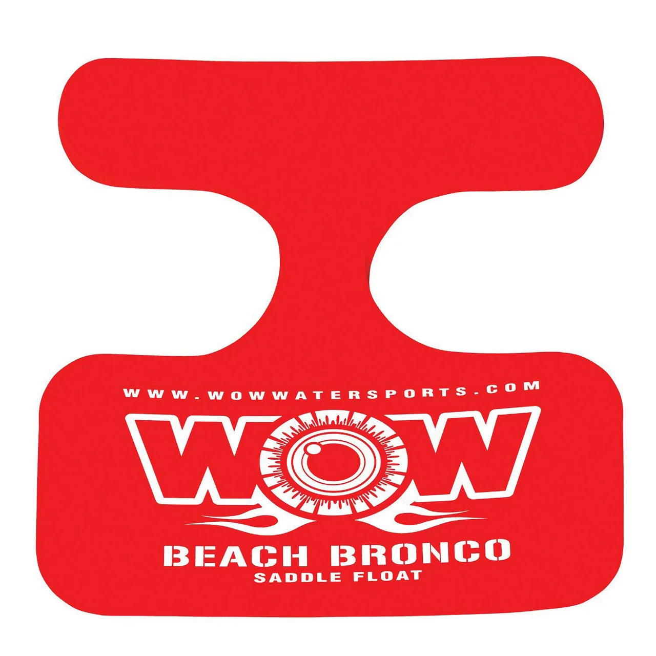 Wow Watersports 14-2140 Beach Bronco Pool Saddle Float - Red - 14-2140