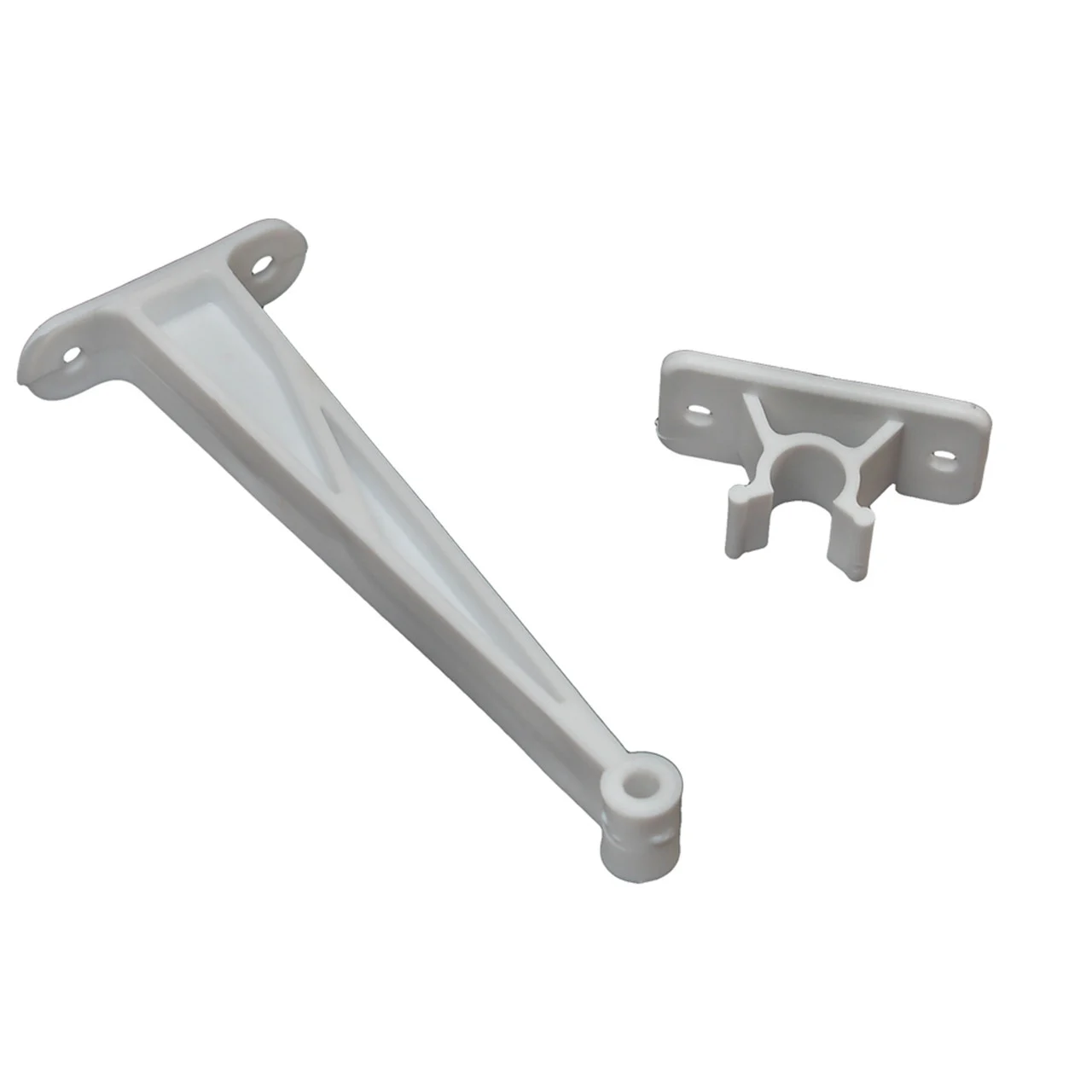 RV Designer E247 Plastic Clip-Style Entry Door Holder - White, 5.5" - E247