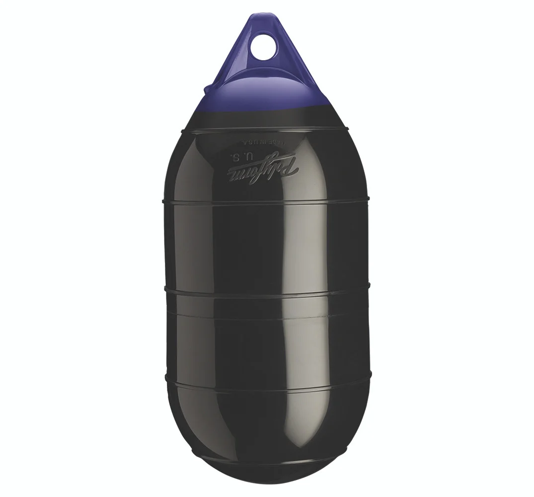 Polyform LD-1 BLACK LD Series Buoy - 8.6" x 19", Black - LD-1 BLACK